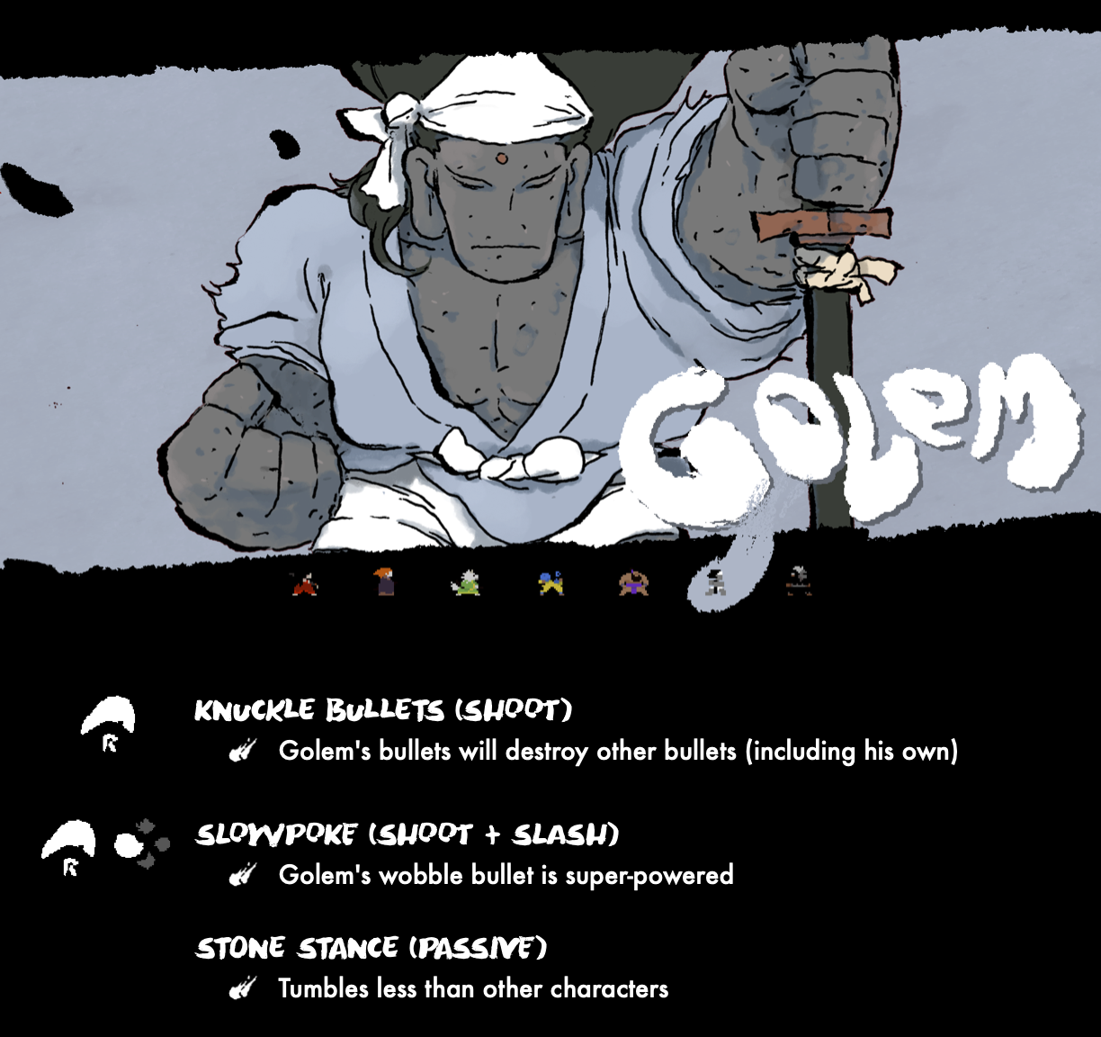 Golem Move List